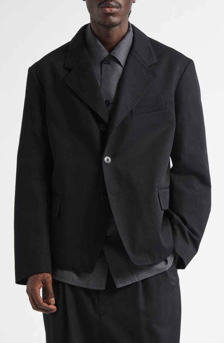 Lemaire Tailored Single Breasted Workwear Jacket, Main, color, 