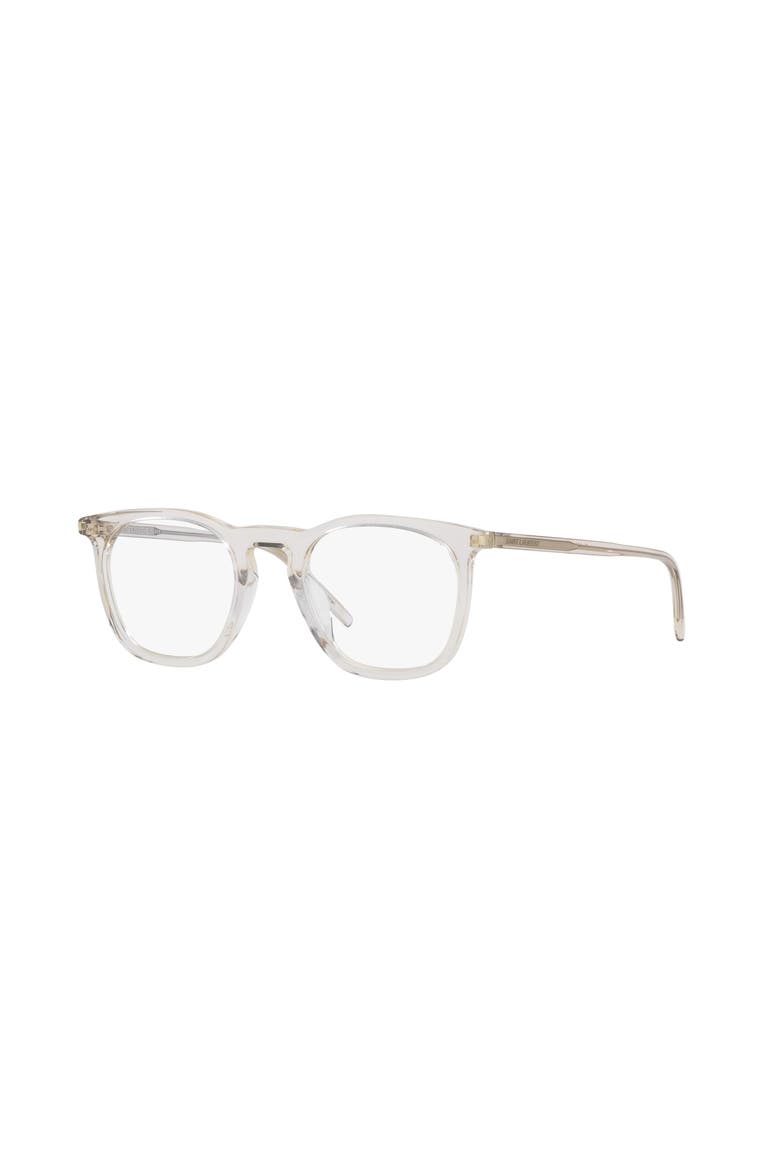 49mm Round optical glasses, Main, color, Brown