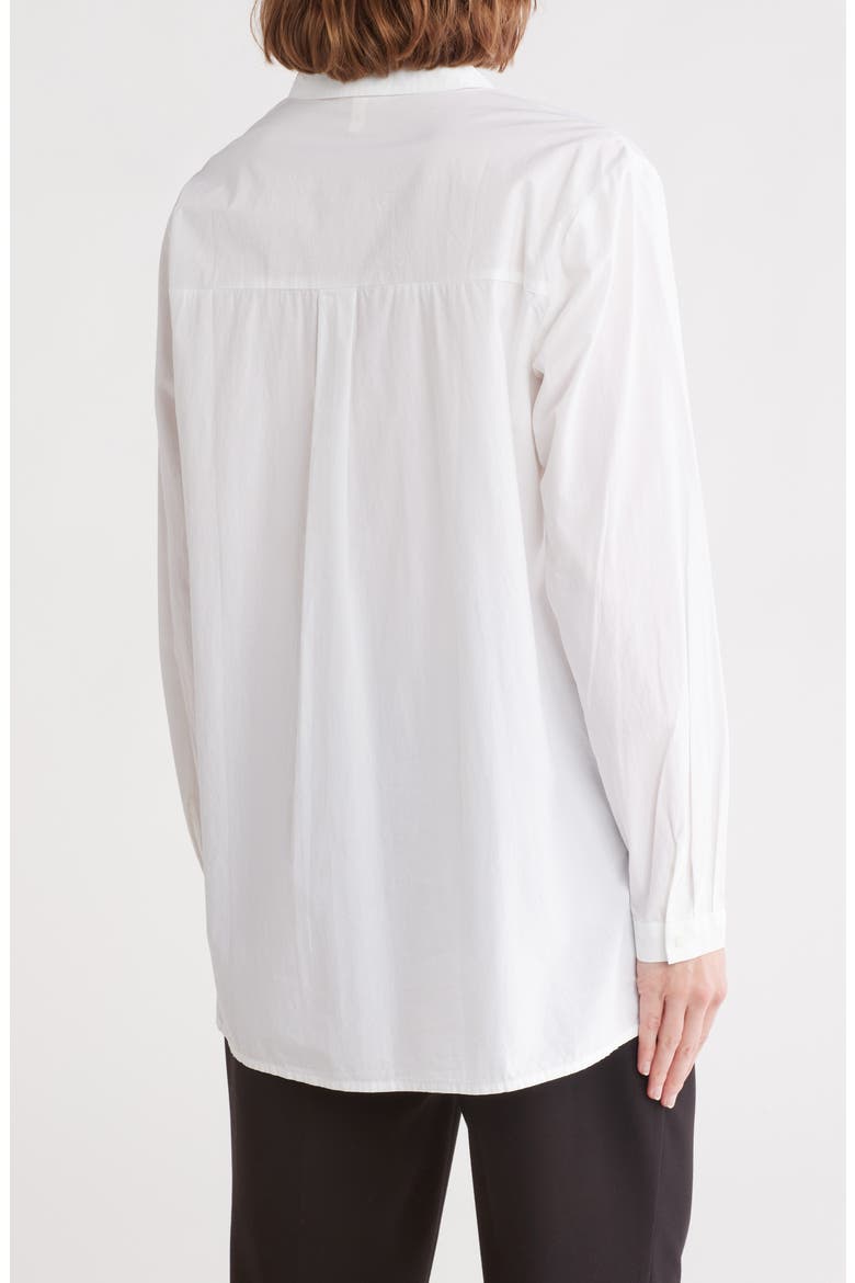 Organic Cotton Button-Up Shirt, Alternate, color, WHITE