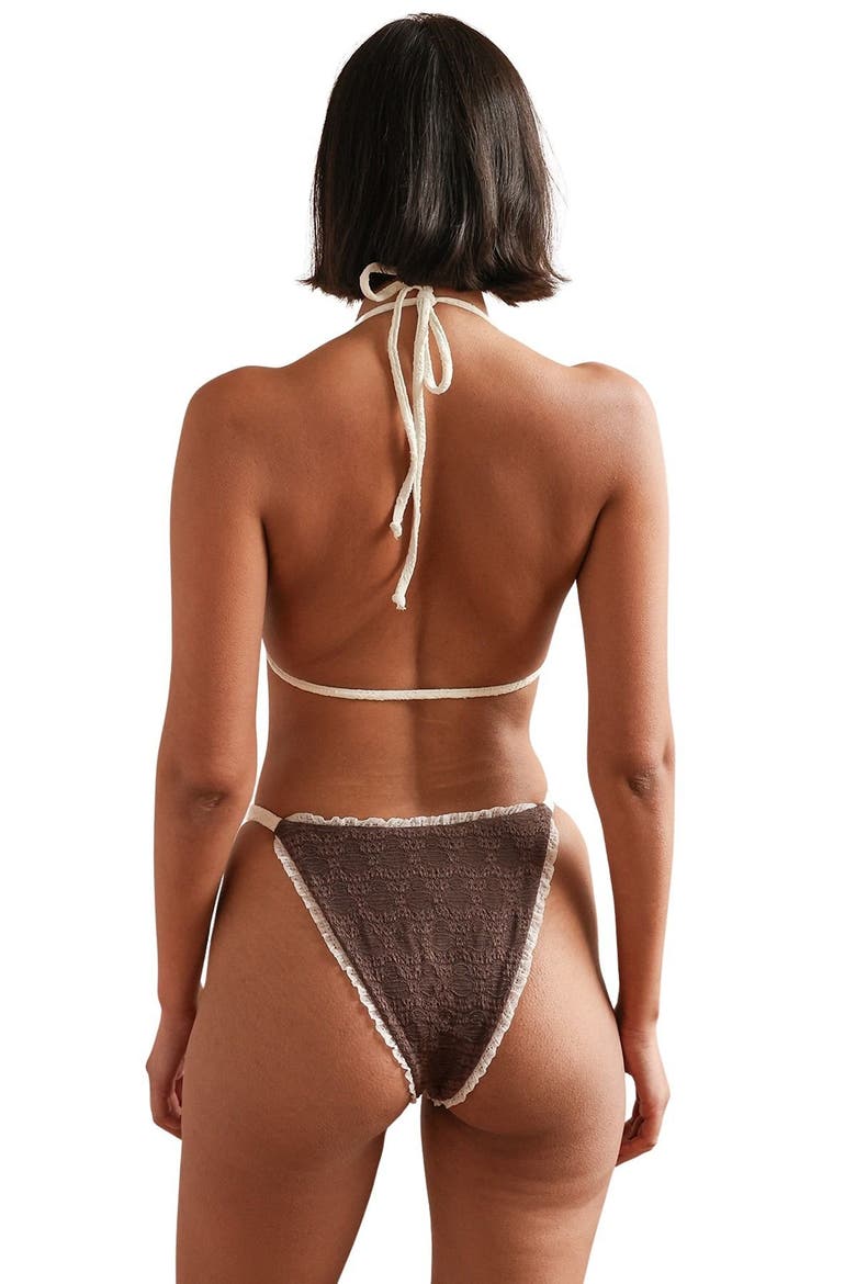 Corsica Triangle Bikini Top, Alternate, color, Brunette