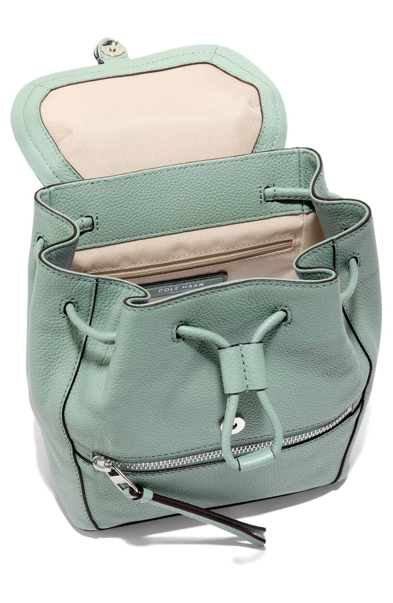 Cole Haan Alexandria Small Backpack, Alternate, color, Lily Pad