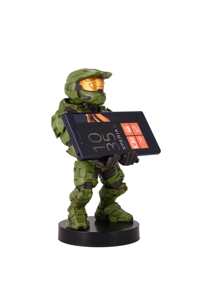Halo Master Chief Mobile Phone & Gaming Controller Holder, Alternate, color, Multicolored