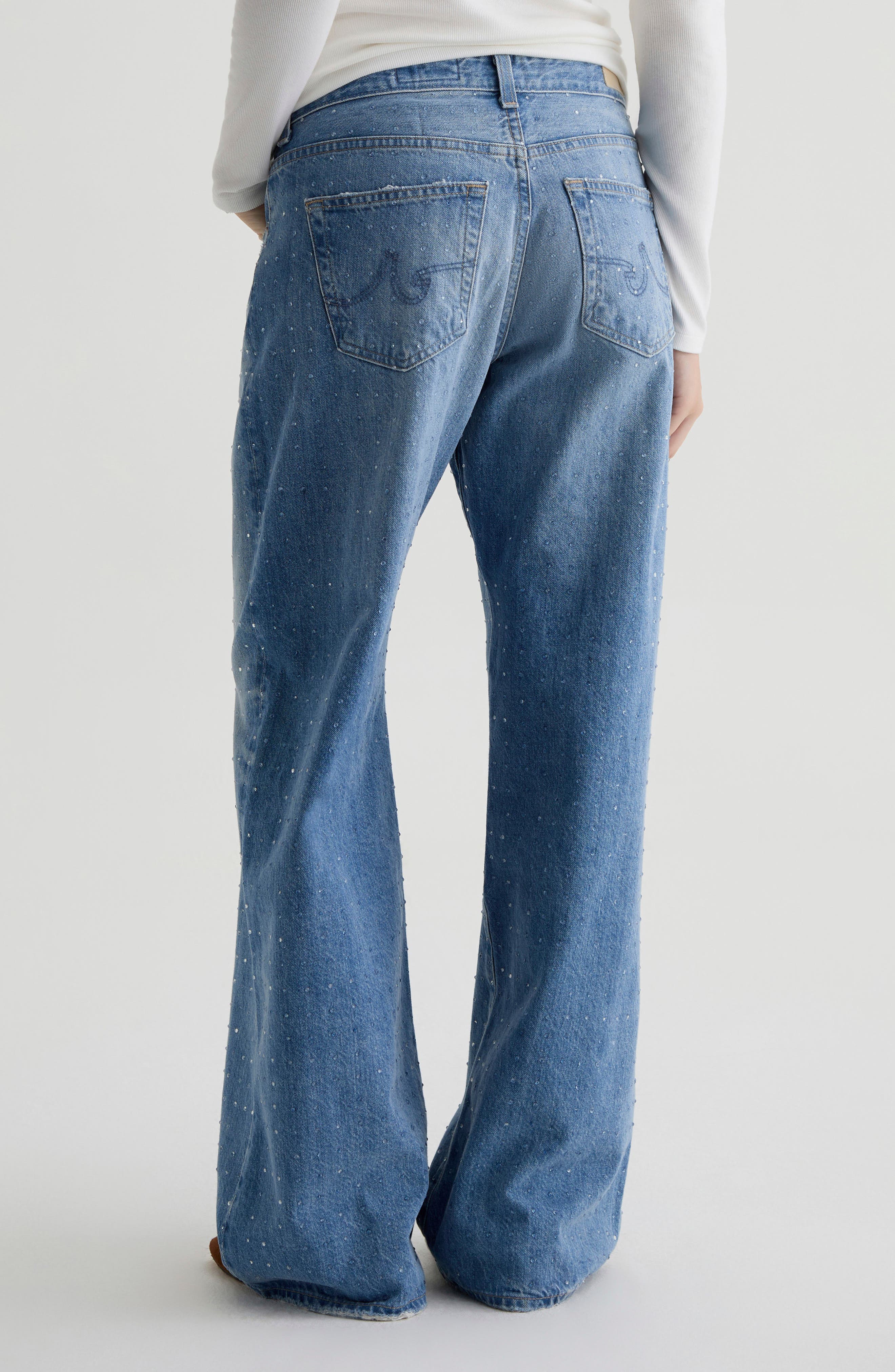 Adria Low Rise Wide Leg Jeans - image 4
