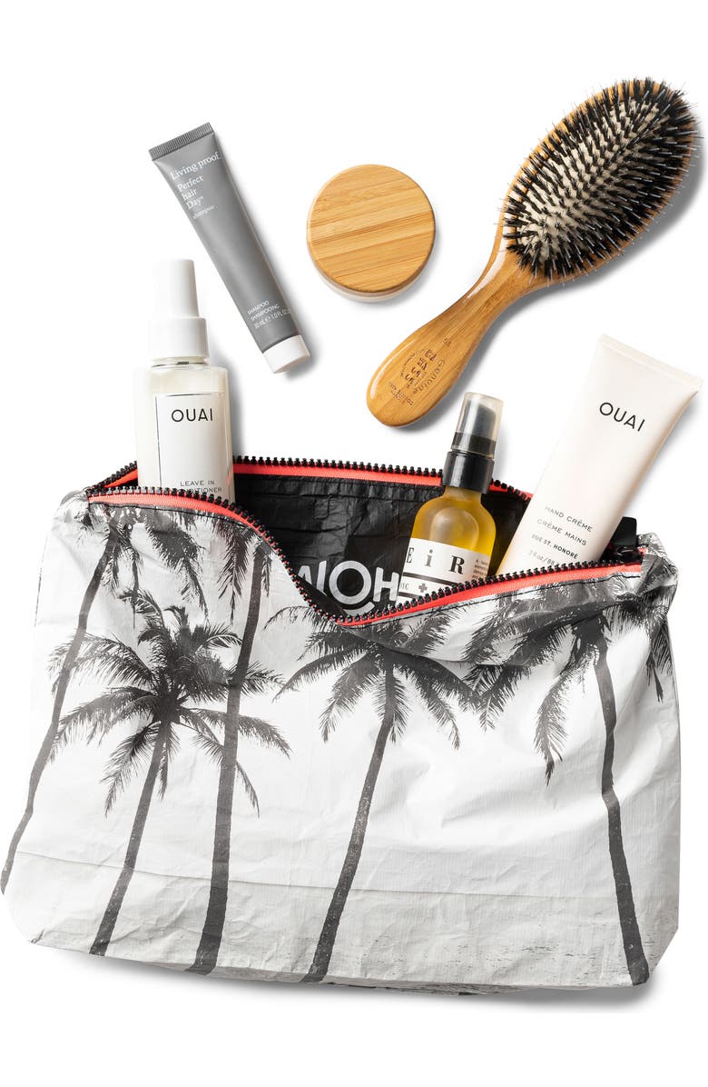 Aloha Collection Mid Kalapana Water Resistant Zip Pouch, Alternate, color, Kalapana