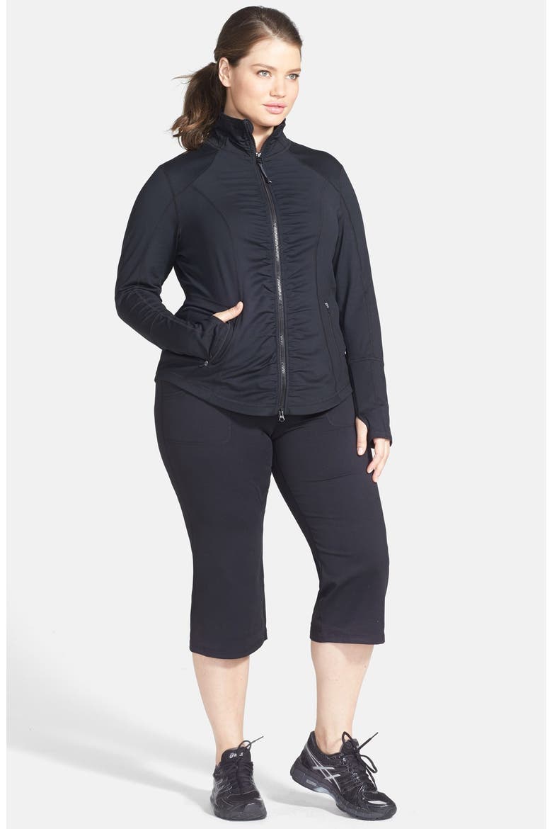 'Soul 2' Capris, Alternate, color, BLACK