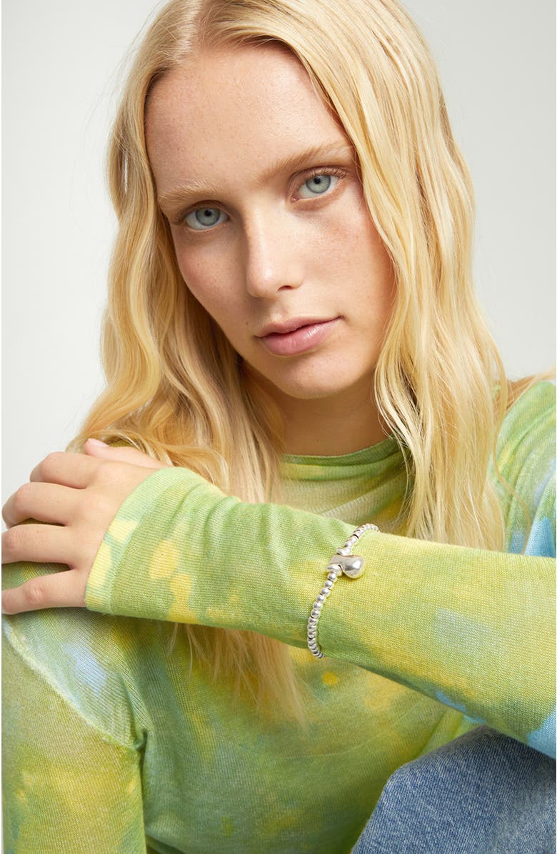 UNODE50 Small and large dial bracelet plated in sterling silver, Alternate, color, Silver