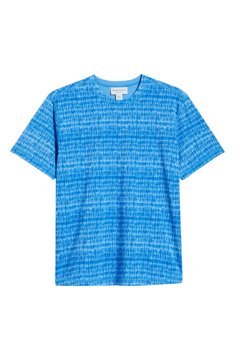 Tommy Bahama Wave Break Flip Reversible Performance T-Shirt, Alternate, color, Bering Blue