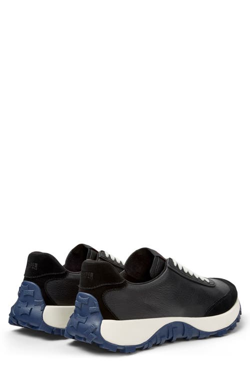 Camper Drift Trail Leather Sneakers In Black