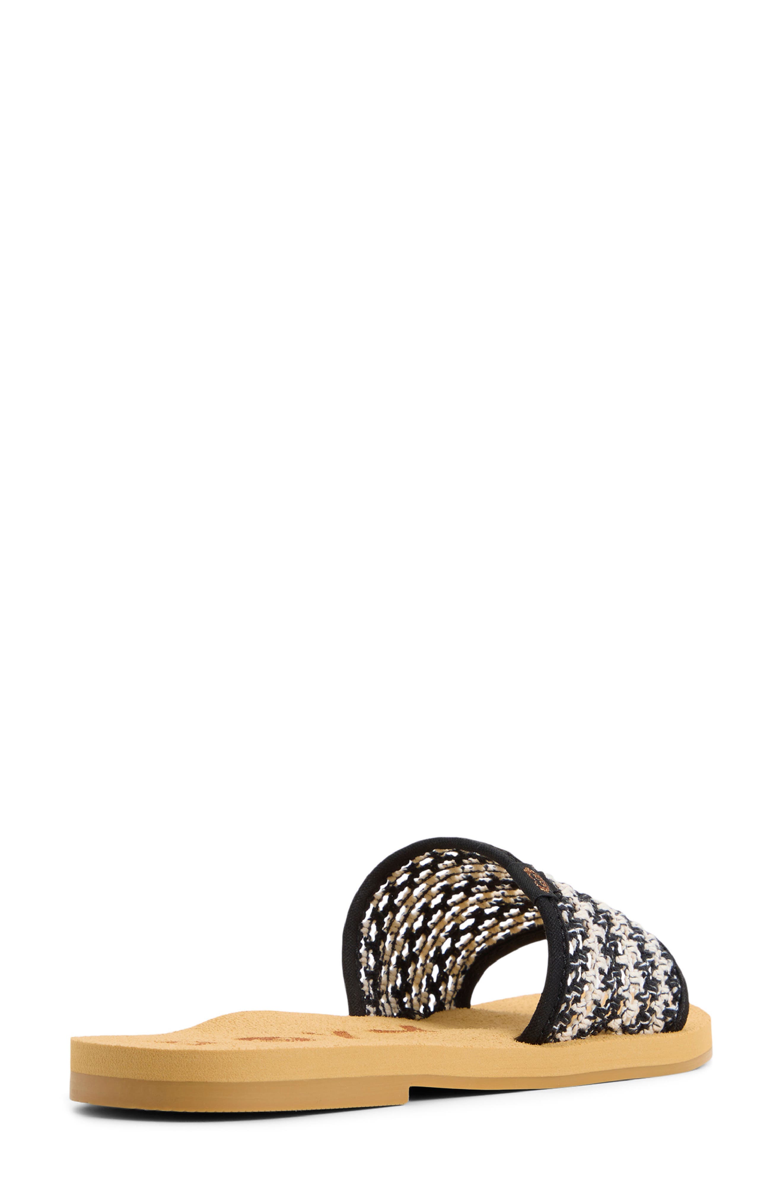 Roxy Riviera Slide Sandal, Alternate, color, Black