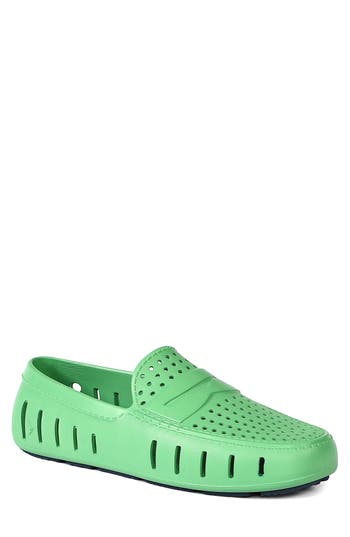 Floafers Country Club Molded Driver Loafer In Green