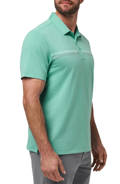 Travismathew Featherweight Polo In Green