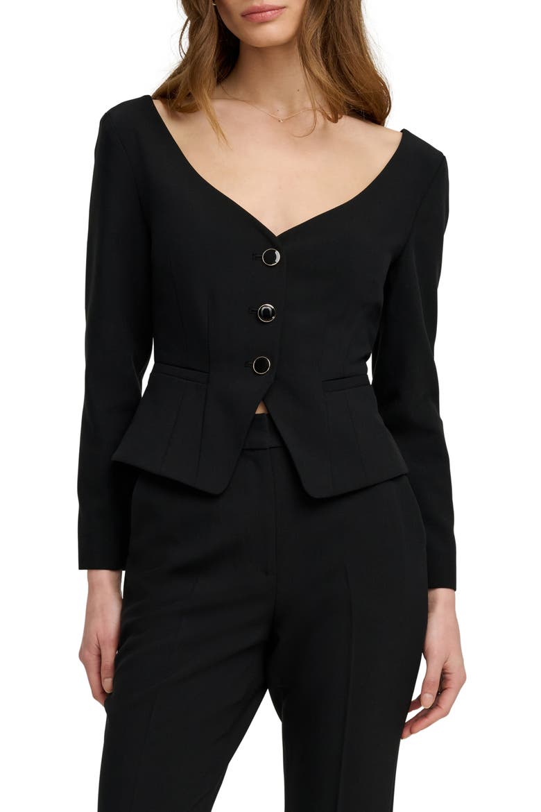 The Reveal Blazer, Main, color, BLACK