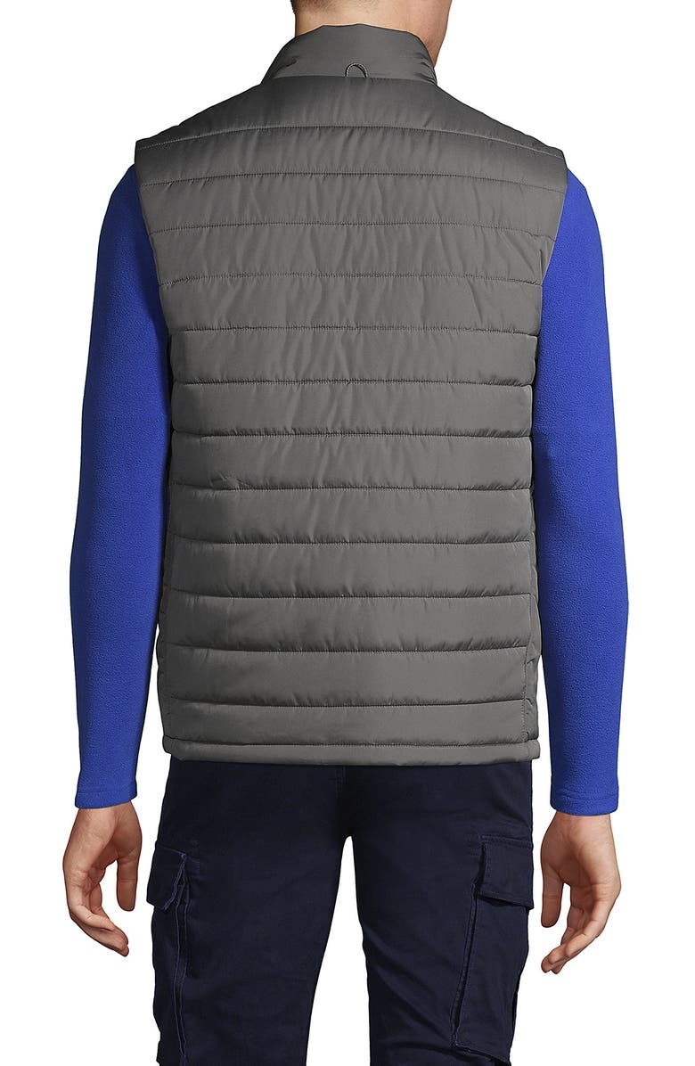 Lands
 End Insulated Vest, Alternate, color, Arctic Gray