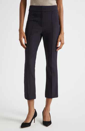 Veronica Beard Dell Pintuck Pleat Crop Pants