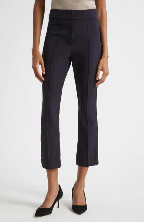 Veronica Beard Dell Pintuck Pleat Crop Pants