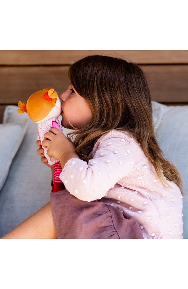 HABA Soft Baby Doll Roya - 10" Rag Doll with Red Pigtails, Pink Dress - Machine Washable HABA Doll - Ideal Soft Doll for 2 Year Old Girls, Alternate, color, Multi