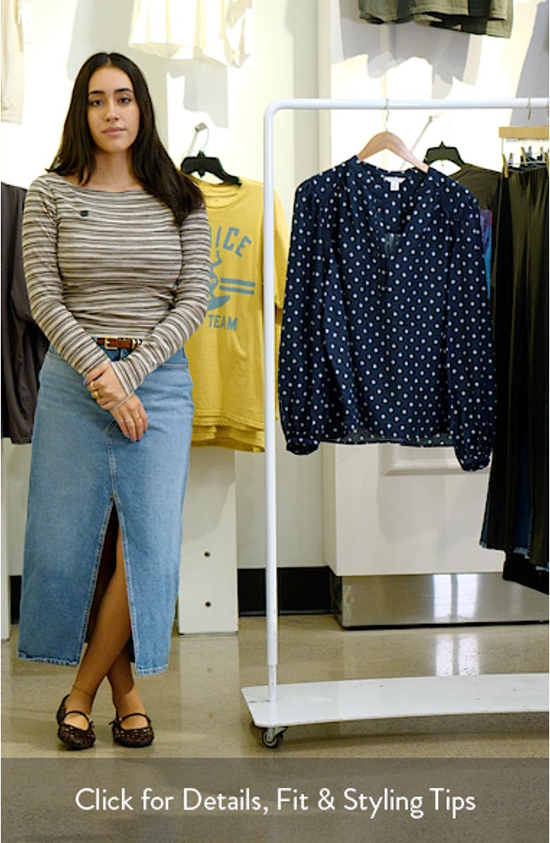 Embroidered Inset Top, sales video thumbnail