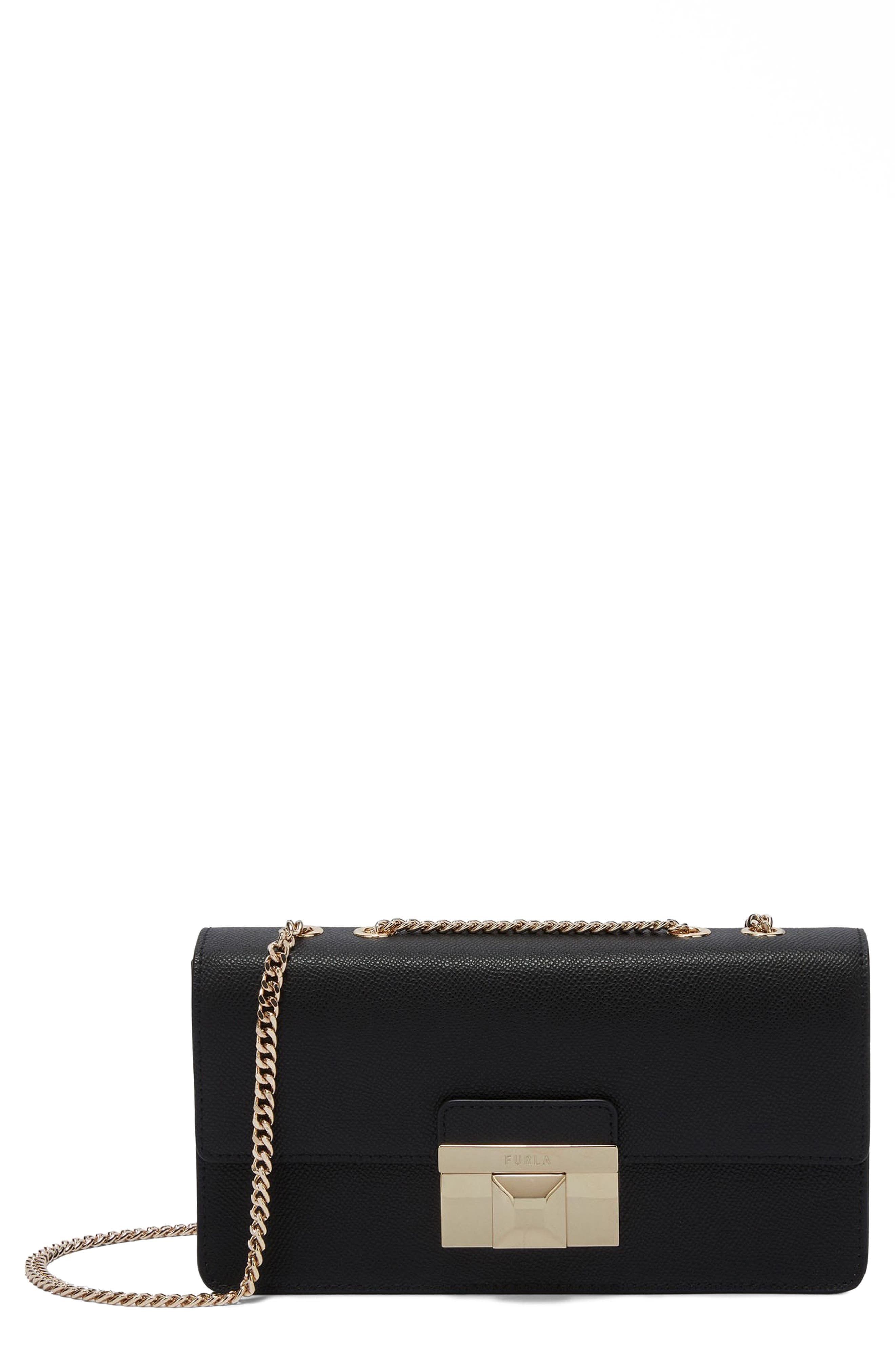 Furla Venere Convertible Leather Shoulder Bag