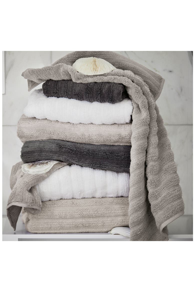 Ribbed Jumbo Super Hydrocotton Towel, Alternate, color, SLATE