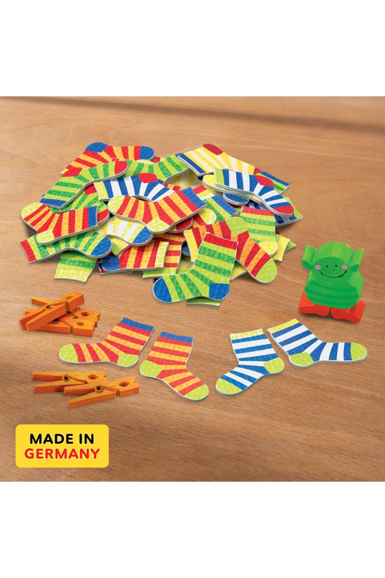 Socken Zocken Matching Game, Alternate, color, Yellow Multi