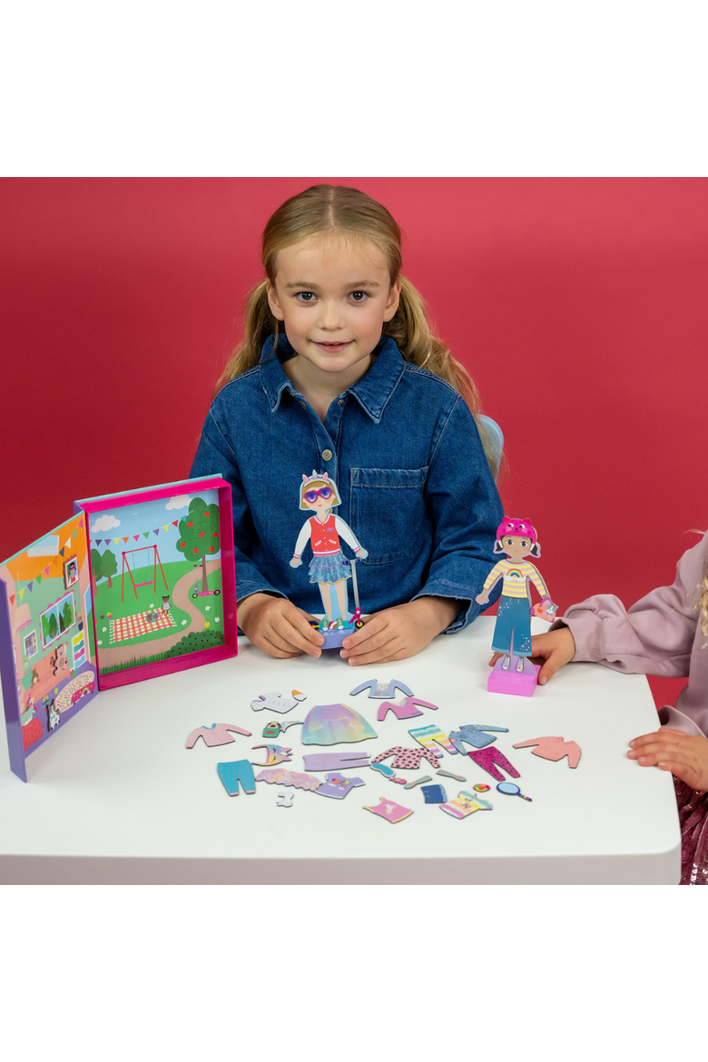 Magnetic Double Dress UP, Alternate, color, Best Friends