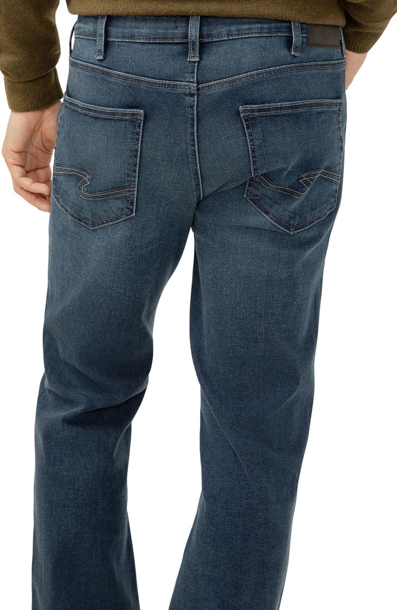 Silver Jeans Co. Zac Relaxed Fit Straight Leg Jeans, Alternate, color, Saddle