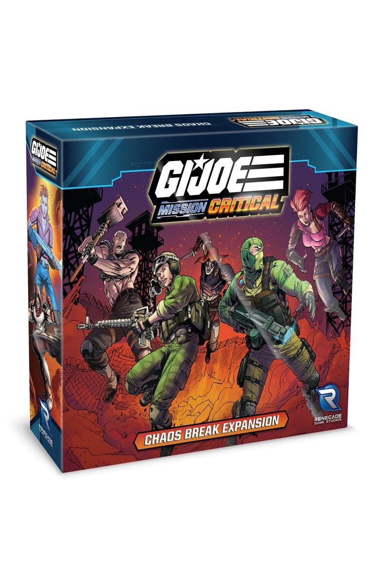 Renegade Game Studios G.I. Joe Mission Critical Chaos Break Expansion Rpg Game, Ages 14+, Main, color, Multicolored