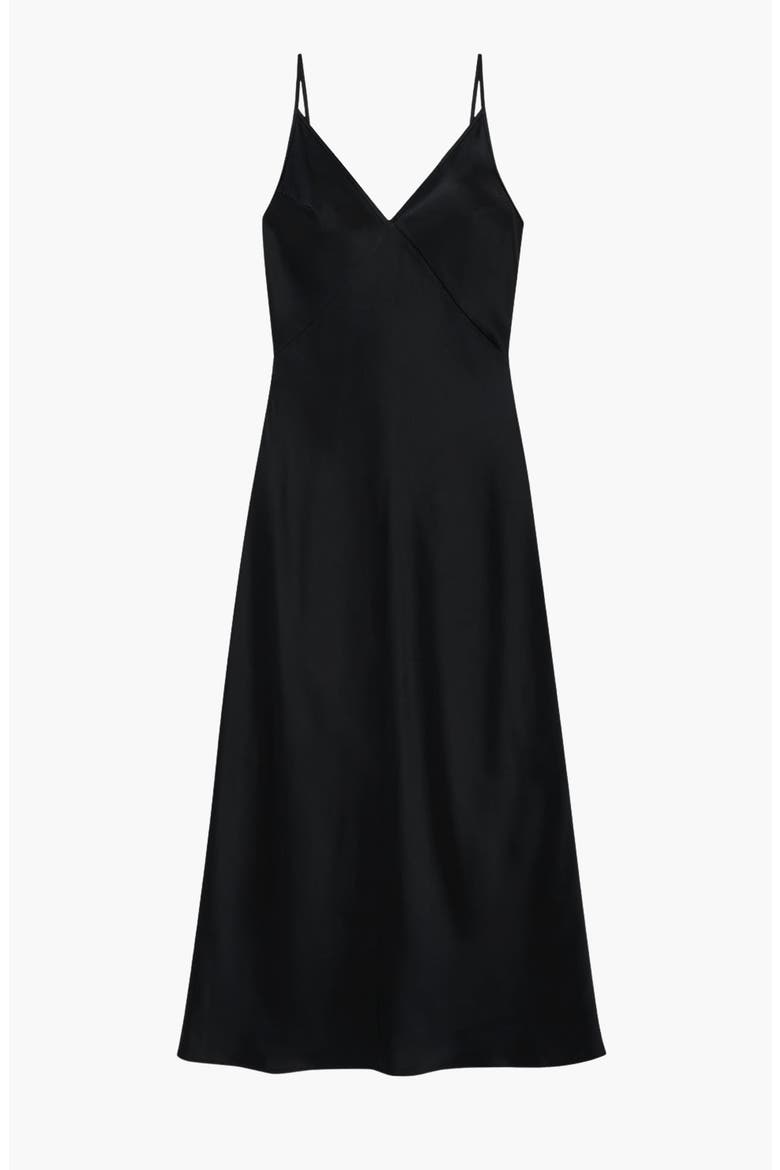 Blanca Midi Dress, Alternate, color, Black