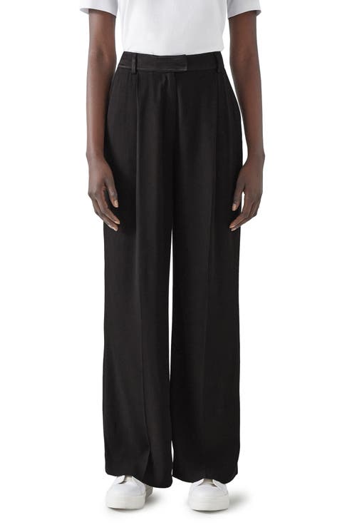 Kelsey Pleat Front Crepe Pants