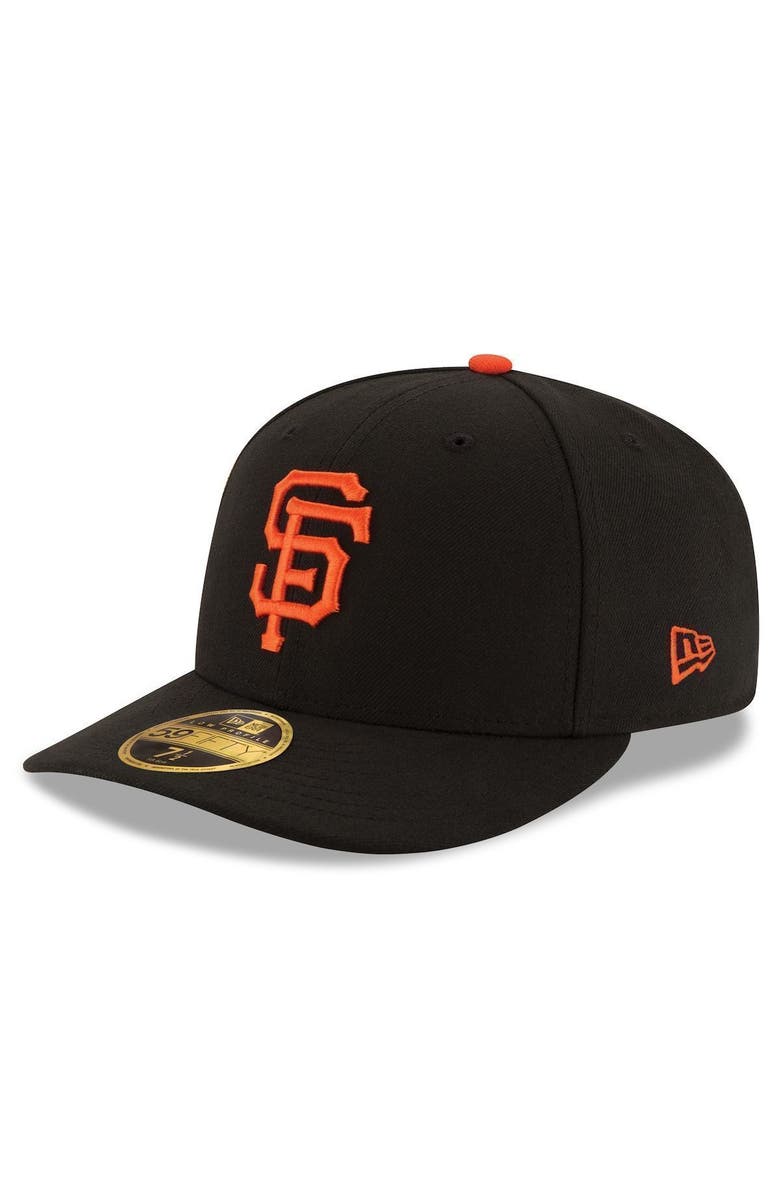 New Era Men's New Era Black San Francisco Giants Authentic Collection On Field Low Profile Game 59FIFTY Fitted Hat, Main, color, Black