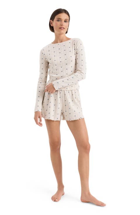 Organic Cotton Pointelle Short