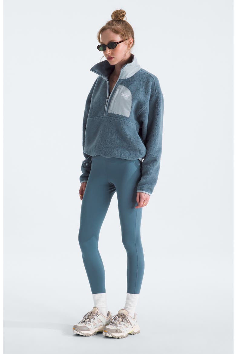 Yumiori Off Peak Recycled Fleece Pullover, Alternate, color, GRANITE GREY FROST G