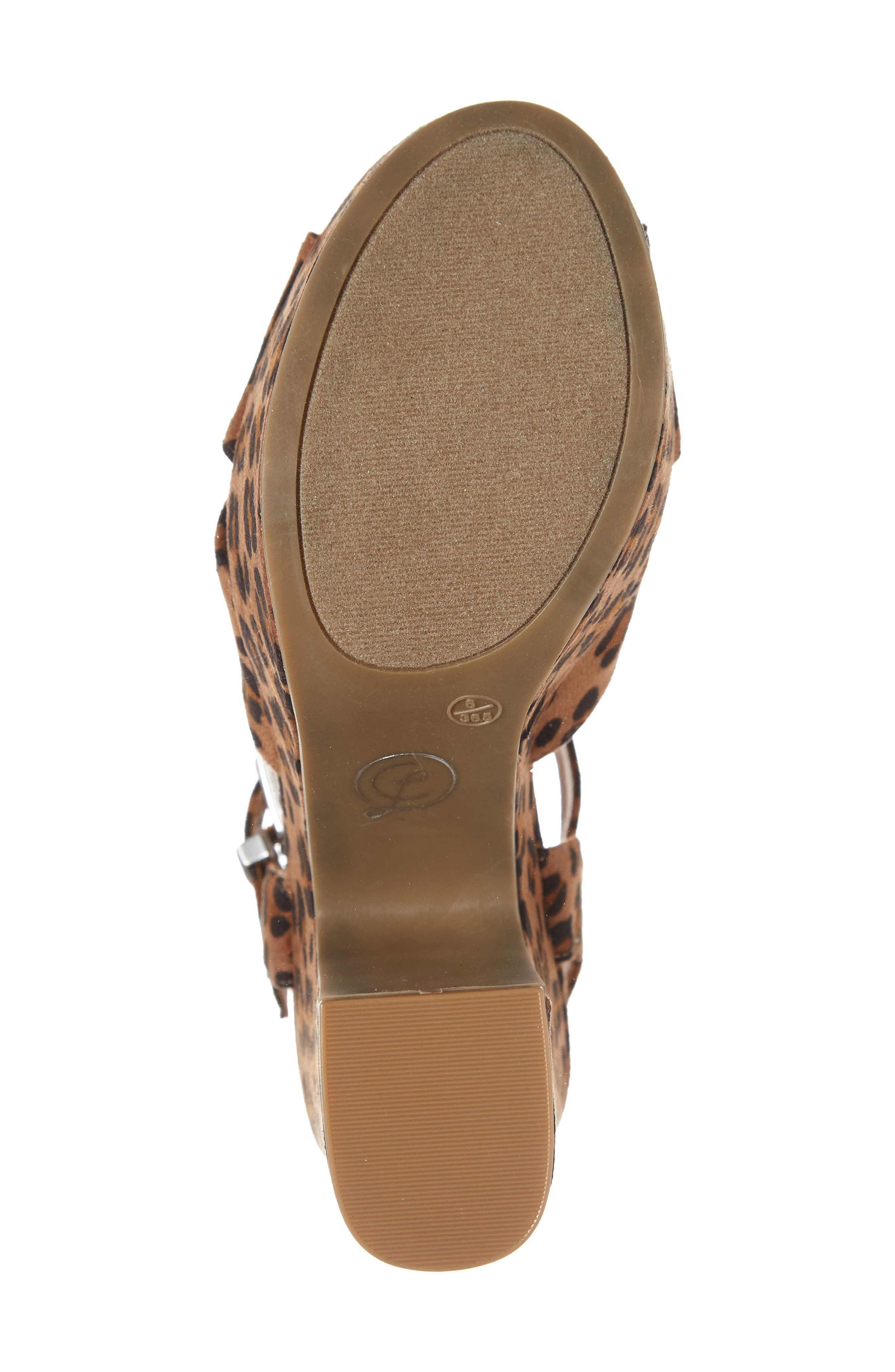 Bali Platform Sandal, Alternate, color, NATURAL CHEETAH