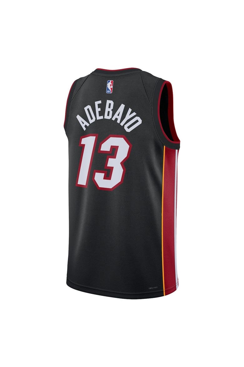 Unisex Nike Bam Adebayo Black Miami Heat Swingman Jersey - Icon Edition, Alternate, color, Black