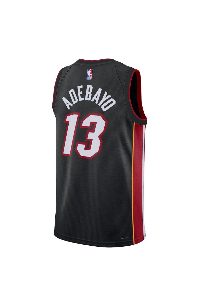 Nike Unisex Nike Bam Adebayo Black Miami Heat Swingman Jersey - Icon Edition, Alternate, color, Black