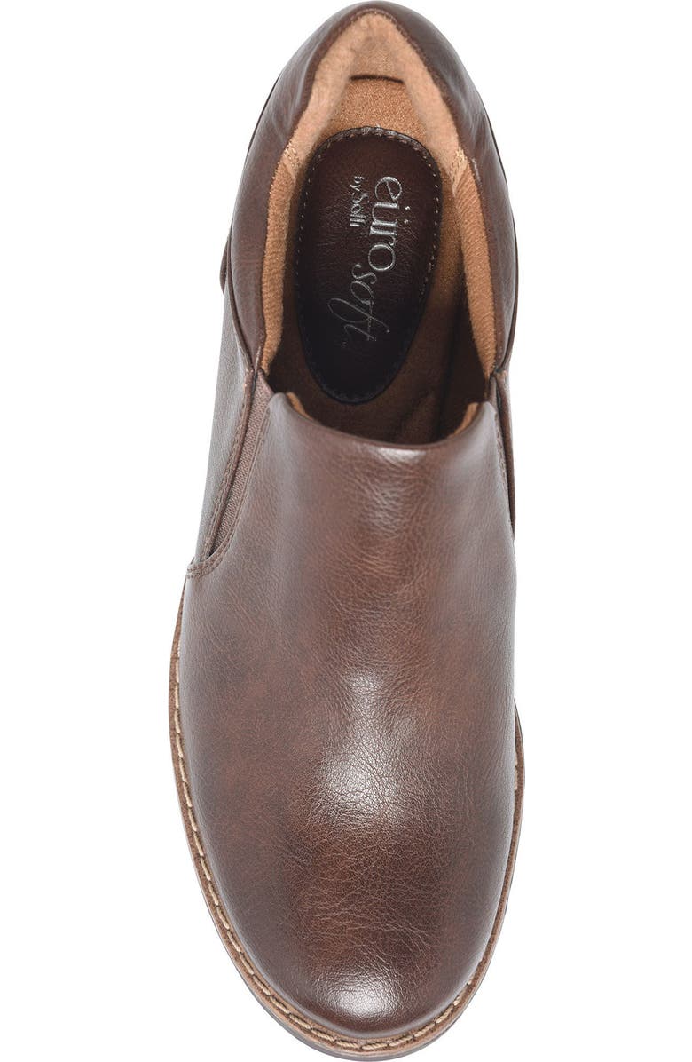 EUROSOFT Fabri Wedge Slip-On, Alternate, color, Dark Brown