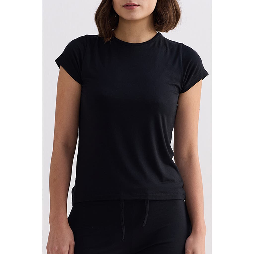 Reistor Essential Short Sleeve Tee In Black