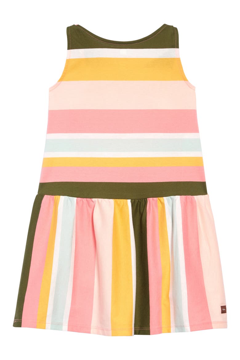 Print Tie Shoulder Dress, Alternate, color, BUBBLE GUM