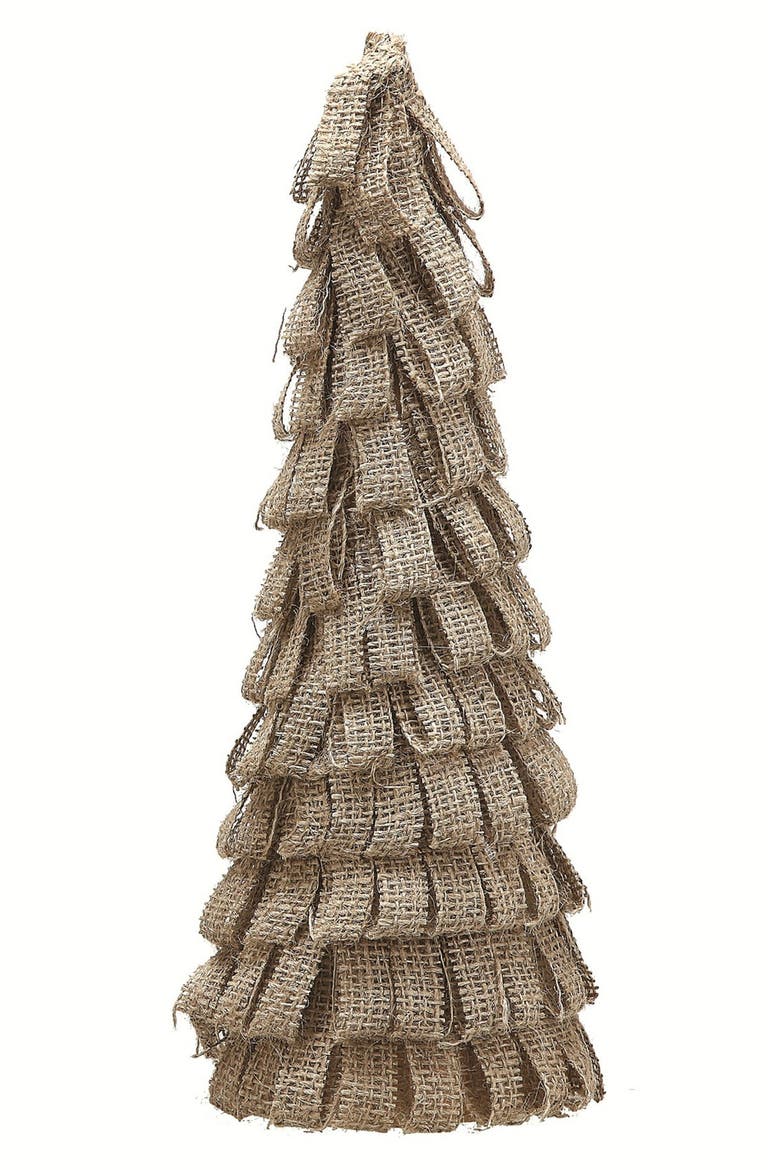 Burlap Loop Tree, Small, Main, color, BEIGE