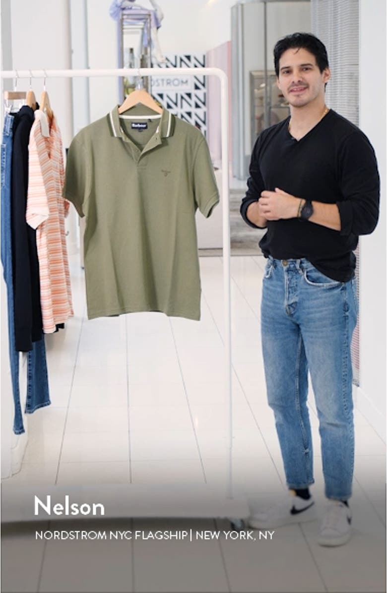 Otterburn Tipped Cotton Piqué Polo, sales video thumbnail