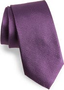 Duchamp Textured Jacquard Silk Tie