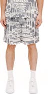 PURPLE BRAND Pull-On Graphic Sweat Shorts