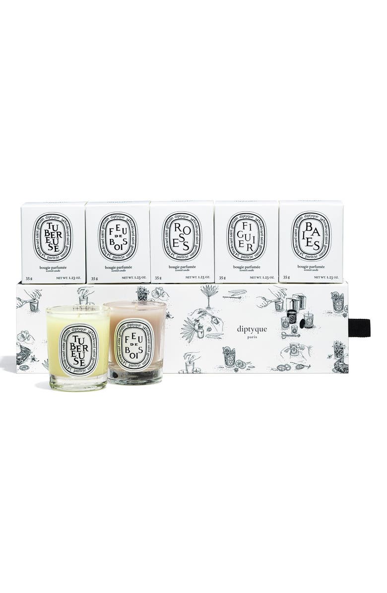 Diptyque Scented Candle Set, Alternate, color, 