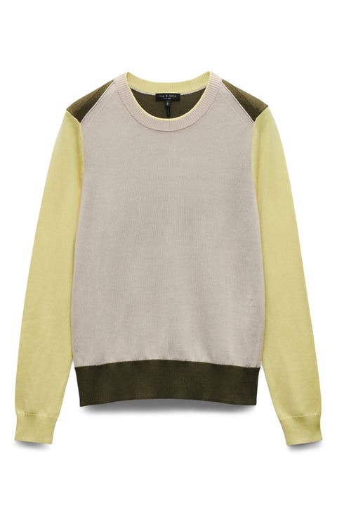 Taron Colorblock Wool Sweater