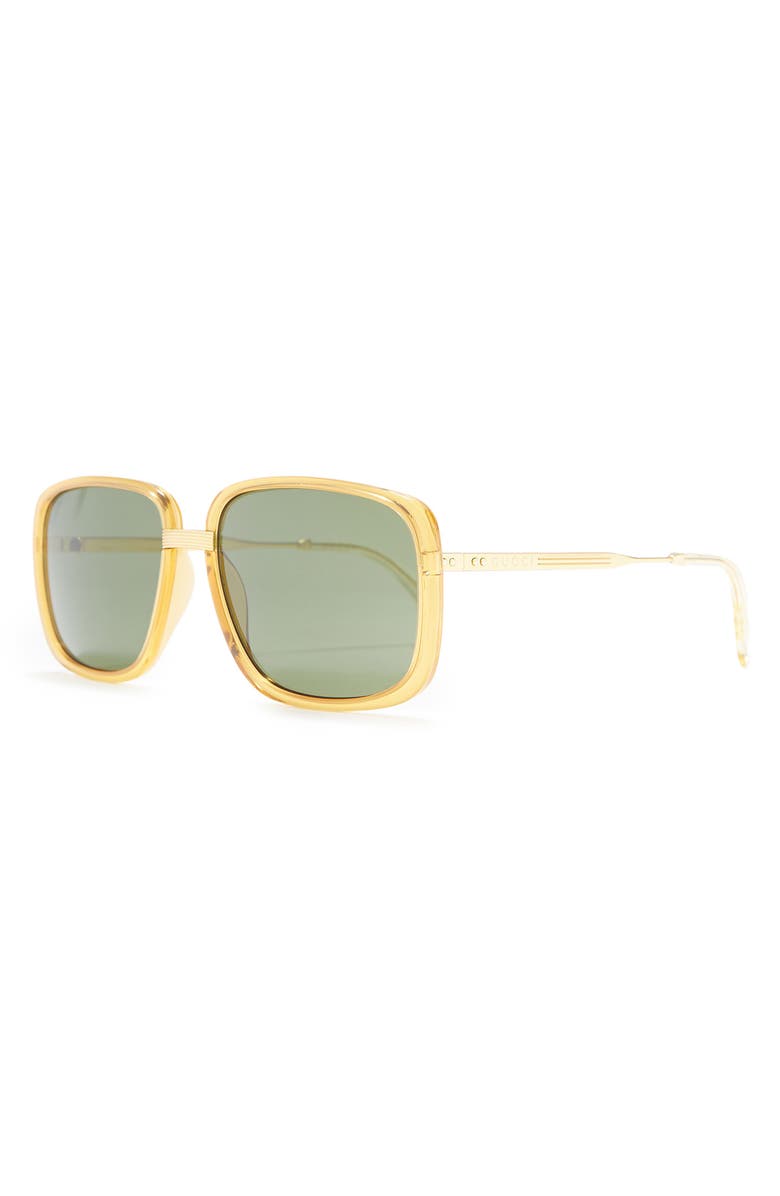 Gucci 61mm Square Sunglasses, Alternate, color,