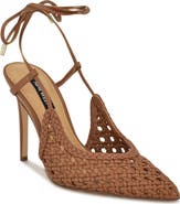 Nine West Fessla Ankle Wrap Pointed Toe Pump