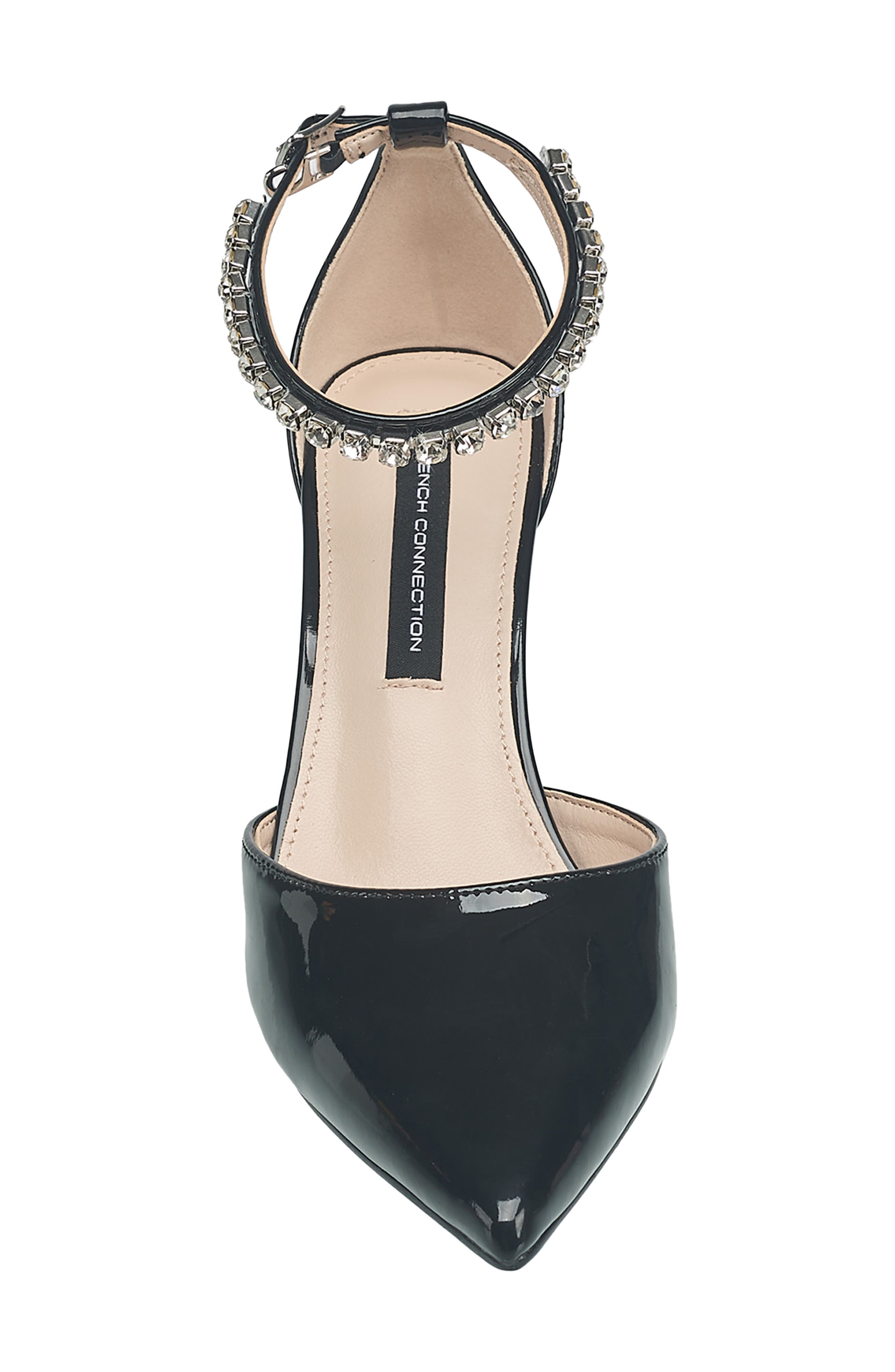 Champ Faux Leather Pointed Toe Pump, Alternate, color, BLACK