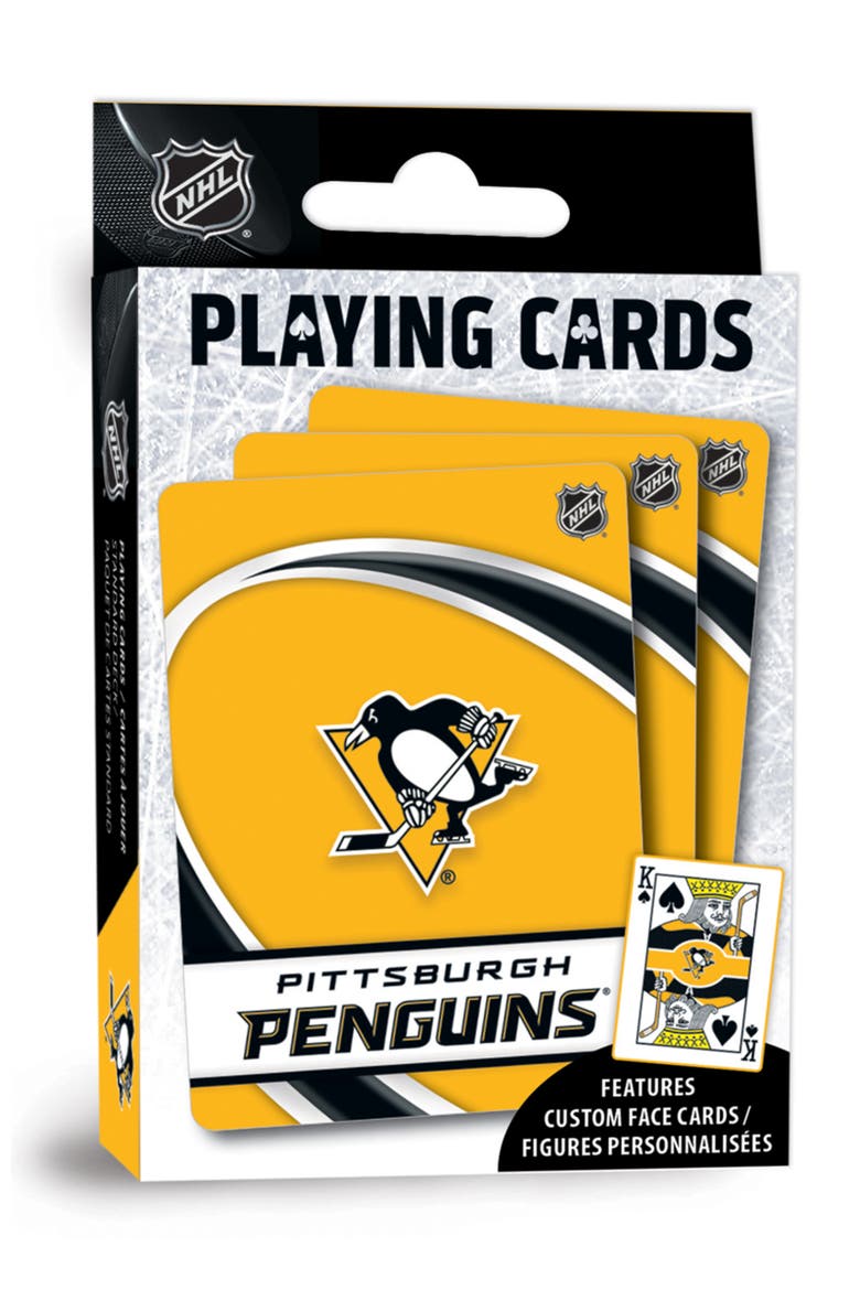 Pittsburgh Penguins Playing Cards, Main, color, Multicolor