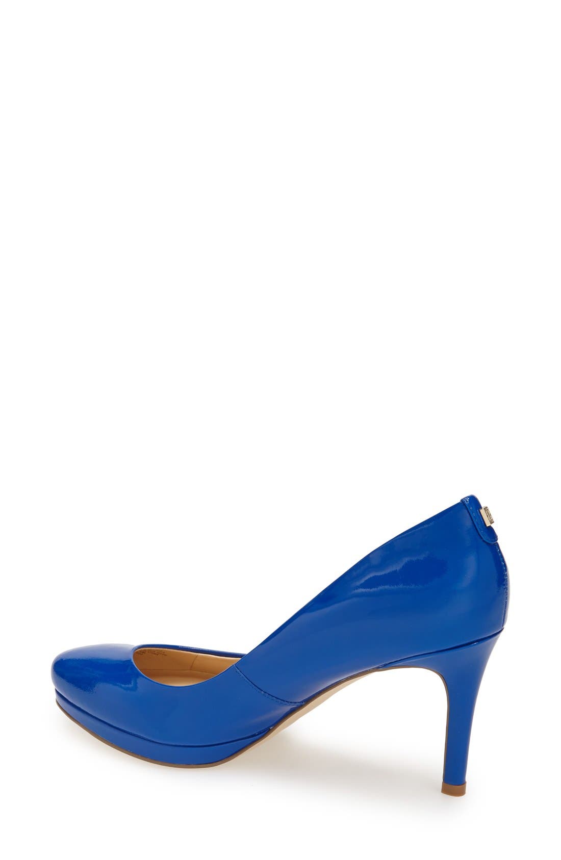'Sophia' Pump (Nordstrom Exclusive), Alternate, color, BRIGHT BLUE PATENT