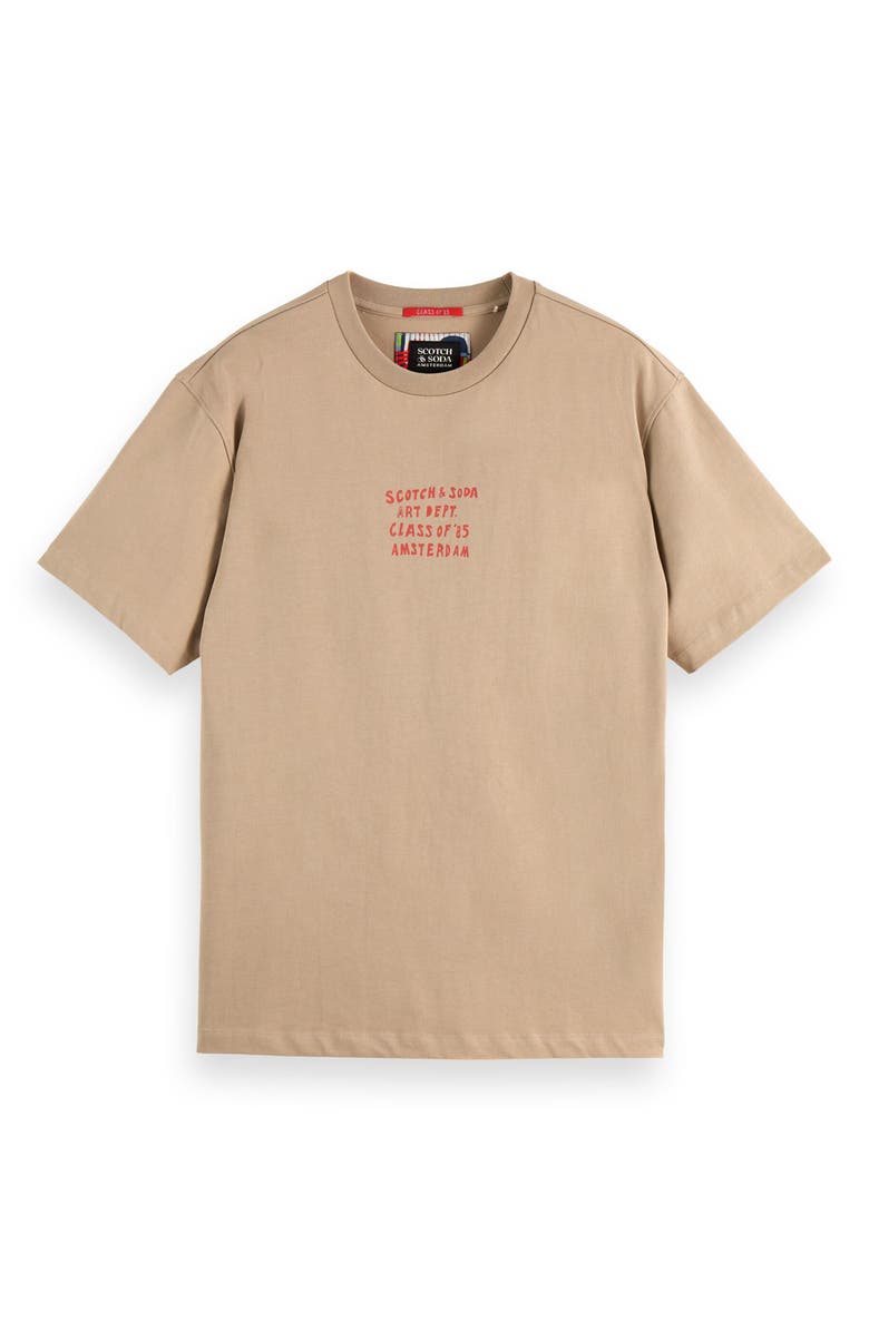 Scotch & Soda Artwork Graphic T-Shirt, Alternate, color, Plaza Taupe